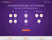 Tablet Screenshot of easypolicy.com